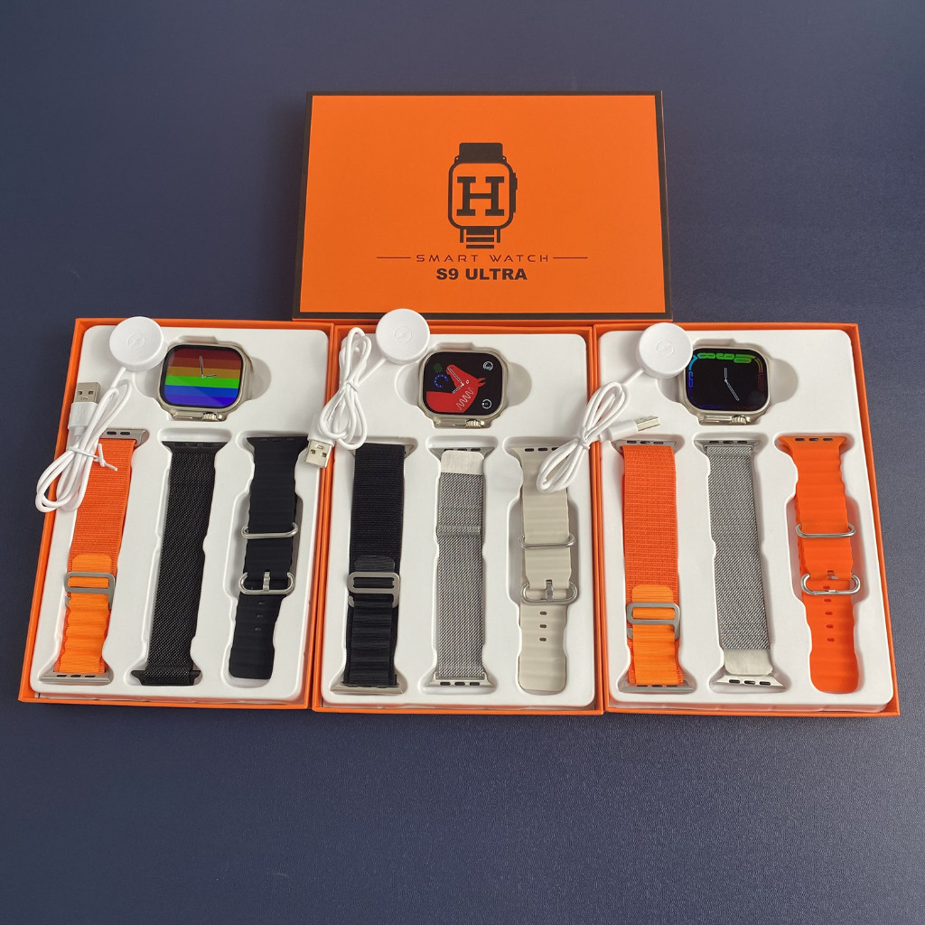2023 นาฬิกาใหม ่ S9 Ultra Smartwatch Series 8 เสมอบนจอแสดงผลไร ้ สายชาร ์ จผู ้ ชายผู ้ หญิงกีฬาSmartwatchสําหรับAndroid IOS