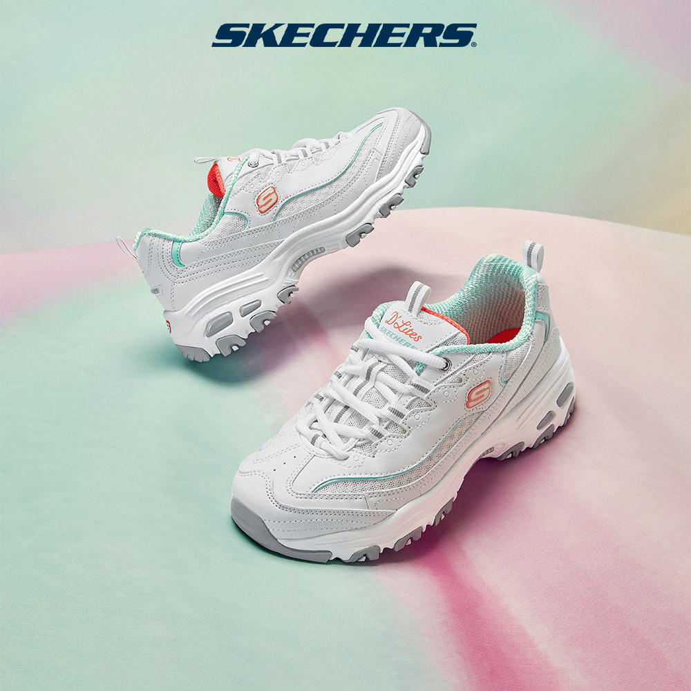 Skechers สเก็ตเชอร์ส รองเท้า ผู้หญิง Sport D'Lites 1.0 Shoes - 99999863-WLB