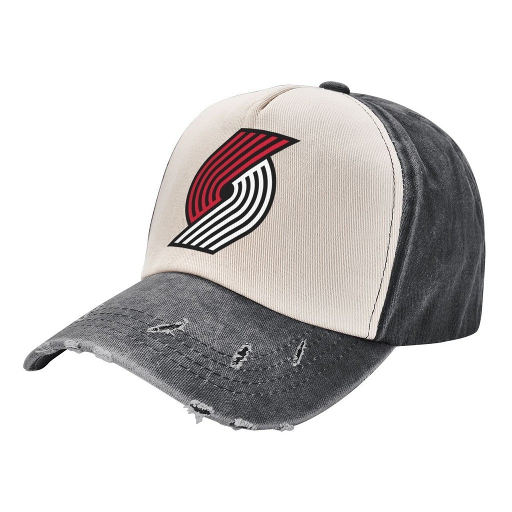 Nba Portland Trail Classic Vintage Baseball Cap Unisex Low Profile Washed Cotton Dad Hat Adjustable Sports Hat