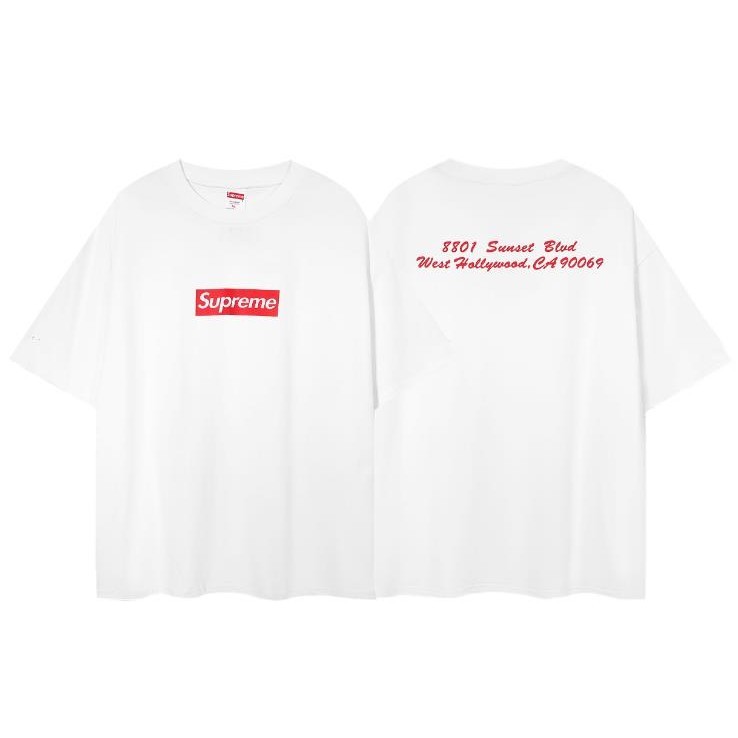 สไตล์ใหม่พร้อมสต็อก sup ***** me เสื้อยืดแขนสั้นคอกลมพิมพ์ลายผ้าฝ้ายแท้