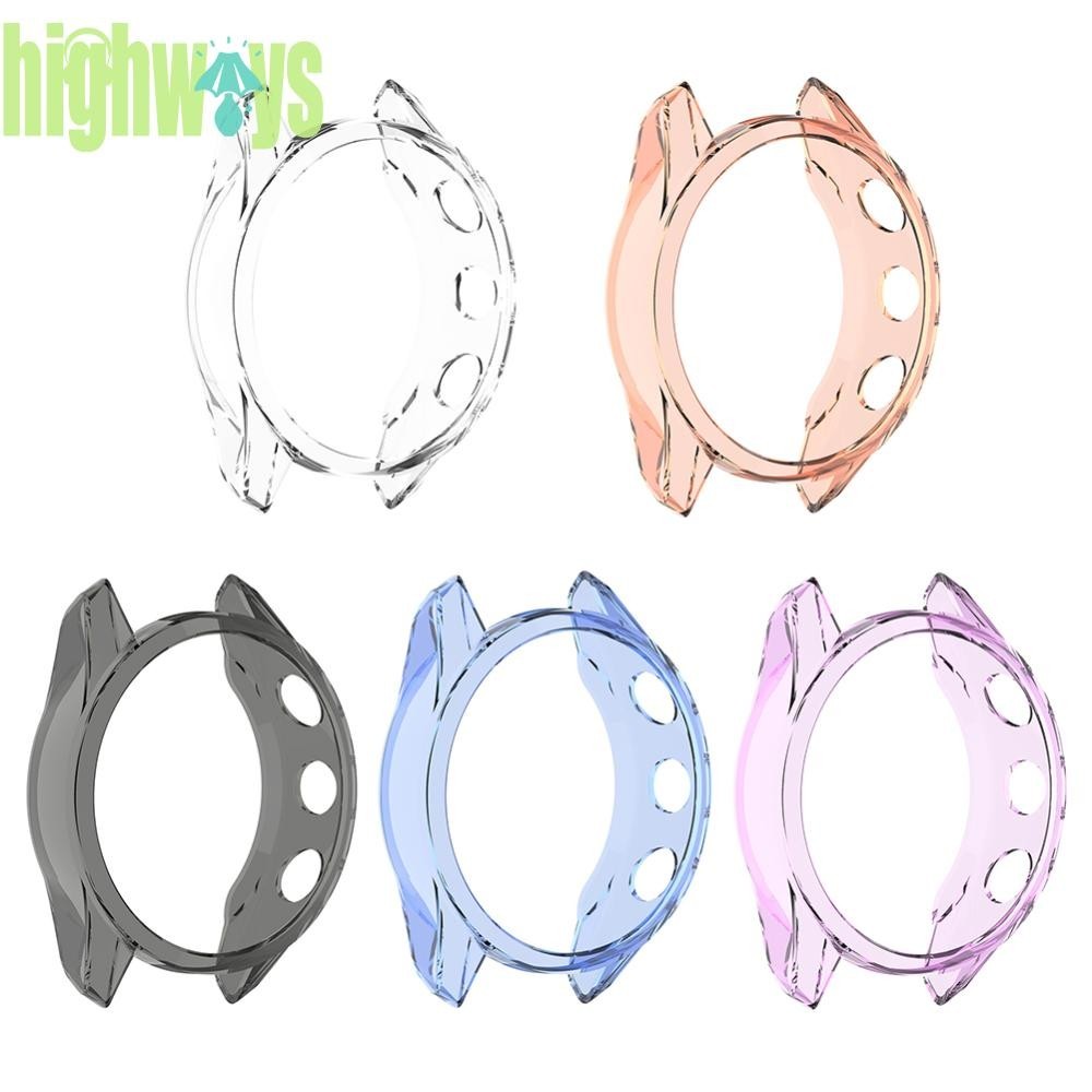 Au TPU Case Cover Shell Frame Protector สําหรับ Garmin Approach S62 Watch Accessorie [ highways.th ]