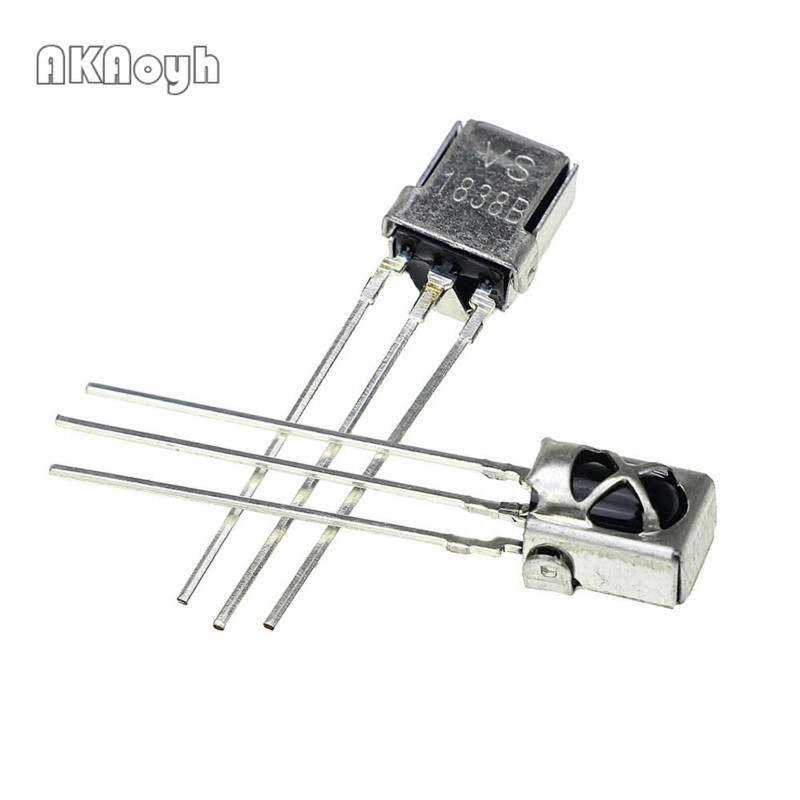 10 ชิ ้ น Universal IR อินฟราเรดตัวรับสัญญาณ TL1838 VS1838 B HX1838 1838 38Khz