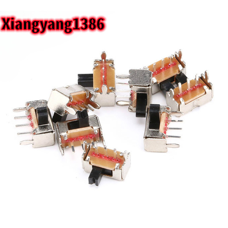 10pcs Interruptor เปิด-ปิดมินิสไลด ์ switch SK12D07VG4 3pin 1P2T 2 ตําแหน ่ งคุณภาพสูงสวิตช ์ สลับความยาวจับ