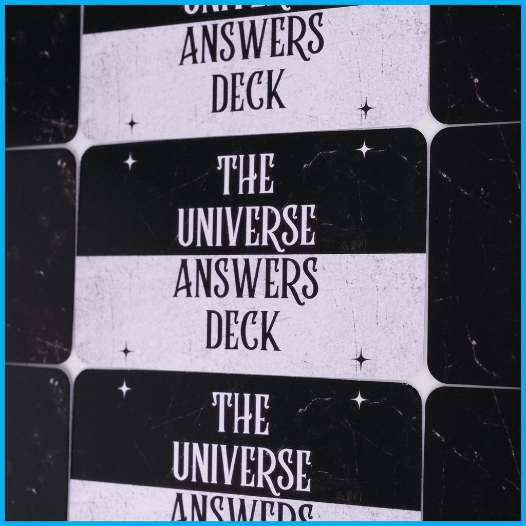 การ ์ ด Oracle จักรวาลคําตอบ Deck Fate Divination Tarot Party การ ์ ดความบันเทิง Fortune-telling Board เกม hjuth hjuth