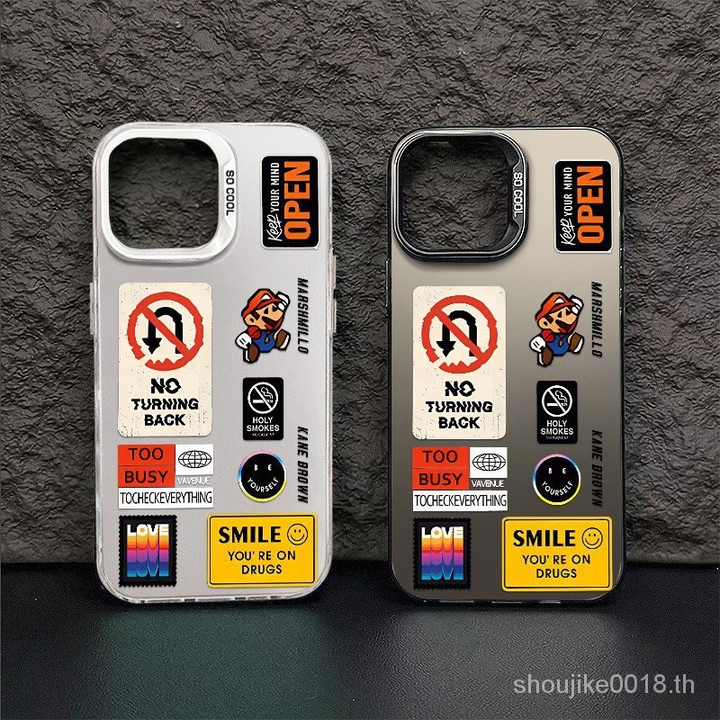Mario การ์ตูนซิลิโคนเคสโทรศัพท์สําหรับ iPhone 14Promax 11 12 13Promax 14 15pro Max X XR Xs Max7 8 plus 14plus 15plus