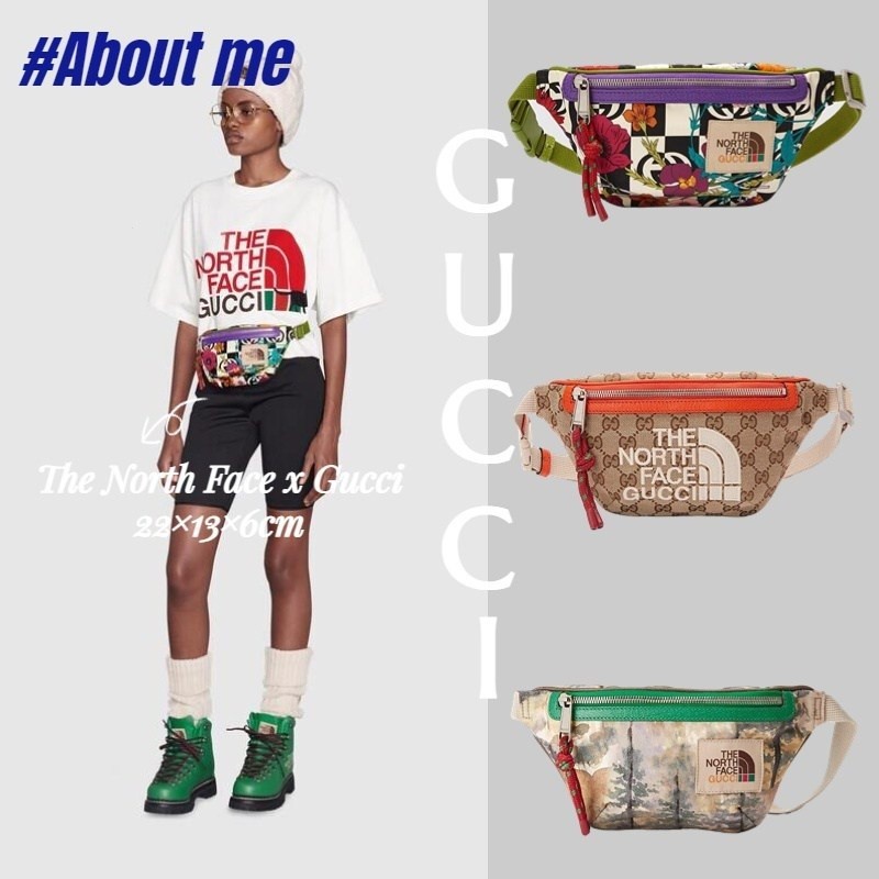 Gucci North Face x Belt Bag Men 's Waist Nylon CCFH