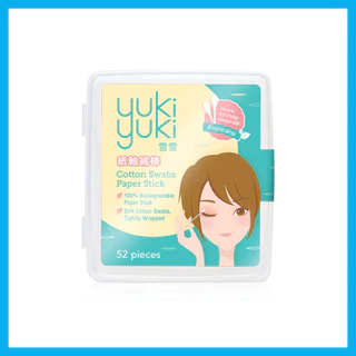 Yuki Yuki Cotton Swabs 52pcs สำลีก้านกระดาษ.
