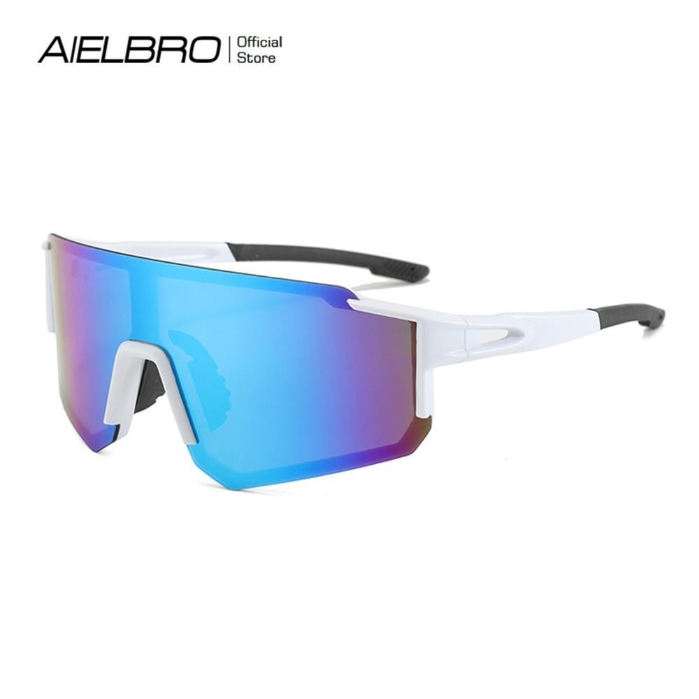 Aielbro 2024 ฤดูร ้ อนแว ่ นตากันแดดกีฬา UV400 ขี ่ จักรยานแว ่ นตาจักรยาน Shades จักรยานกลางแจ ้ งแว ่ นตาจักรยานอุปกรณ ์ เสริม Shades UV