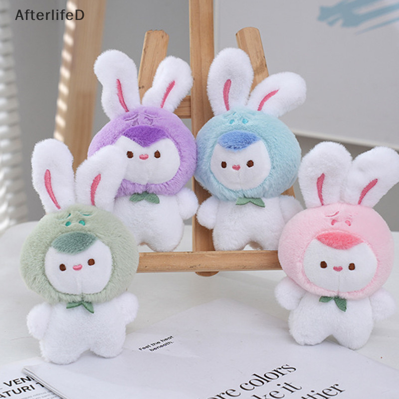 Af พวงกุญแจกระต่ายน่ารักการ์ตูน Kawaii นุ่มตุ๊กตากระต่าย Trinkets พวงกุญแจกระเป๋าจี้ Ch รถอุปกรณ์เสริมสําหรับสาวของขวัญ A