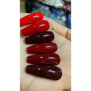 MXBON สีเจล เวียดนาม โทนสีแดง แดงไวน์ แดงมะเหมี่ยว สีเจลเนื้อแน่น มีให้เลือก 6 สี 15ml -wenailsth