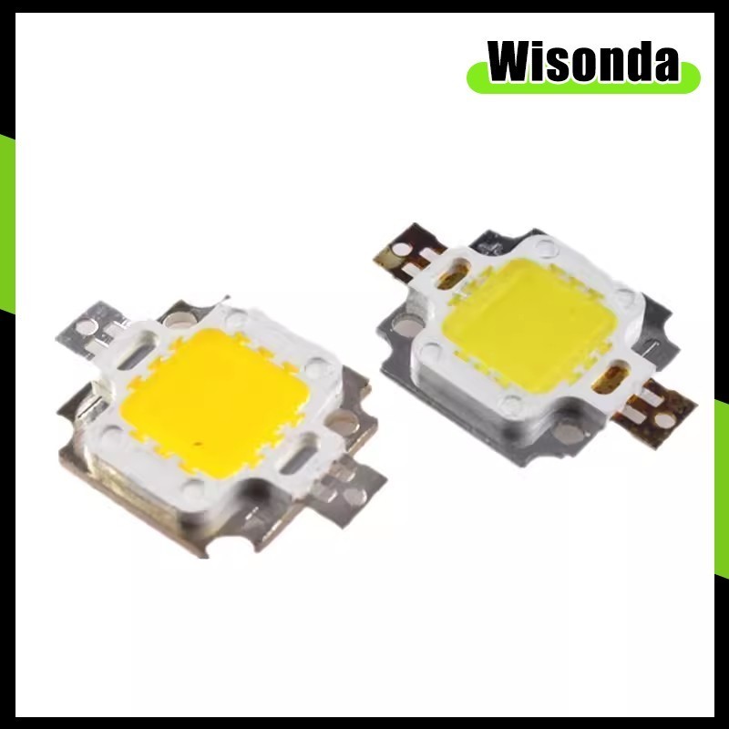 10w High-Power สีขาว LED โคมไฟแบบบูรณาการลูกปัดความสว ่ างสูงวัตต ์ สี ่ ทองลวดไต ้ หวันชิปน ้ ําท ่ วมแหล ่ งกําเนิดแสง