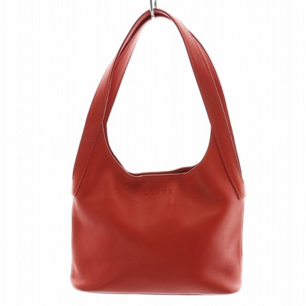 Loewe Handbag One Shoulder Bag Leather Red Red Direct จากญี ่ ปุ ่ นมือสอง
