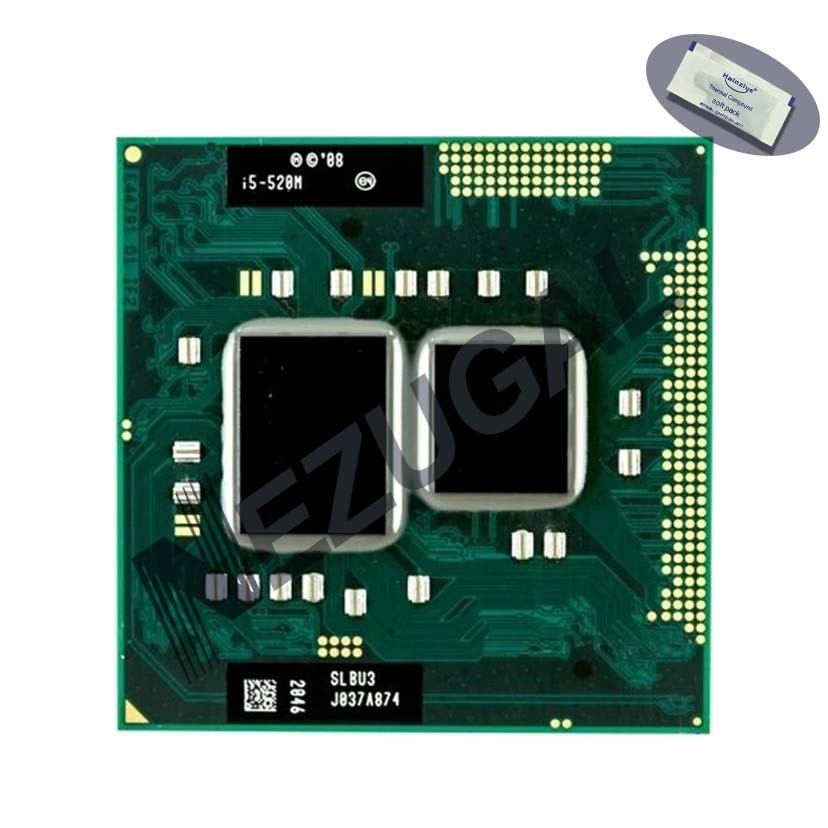 I5-520M I5 520M SLBU3 2.4 Ghz Dual Core 3M 35W BGA1288 PGA988 โปรเซสเซอร์ CPU