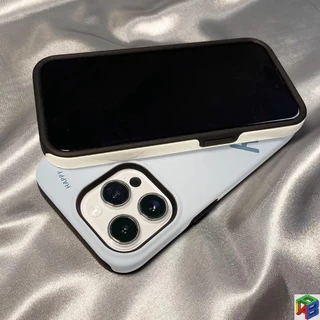 ใช้ได้กับ Apple 15/16promax 17Promax เคสโทรศัพท์ใหม่ Iphone14plus เชอร์รี่สีชมพูภาษาอังกฤษ 13 12 11promax 7/8Plus ซิลิโคนอ่อนนุ่มปกแข็งฟิล์ม