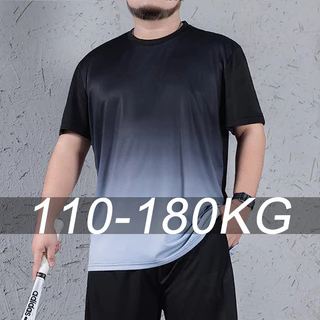 เสื้อออกกำลังกายไซส์ใหญ่ ไซส์ใหญ่ 1XL-7XL เสื้อกีฬาไซส์ใหญ่ "ผู้ชาย คนอ้วน" แห้งไว ยืดเยอะ
