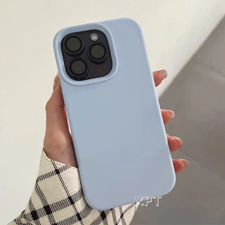 เคสใช้สำหรับไอโฟน ใช้สำหรับ iPhone 15 14 13 12 11 Pro Promax max 7plus เคสซิลิโคน พลัส ลบรอยได้ เคสกำมะหยี่ เคสซิลิโคน