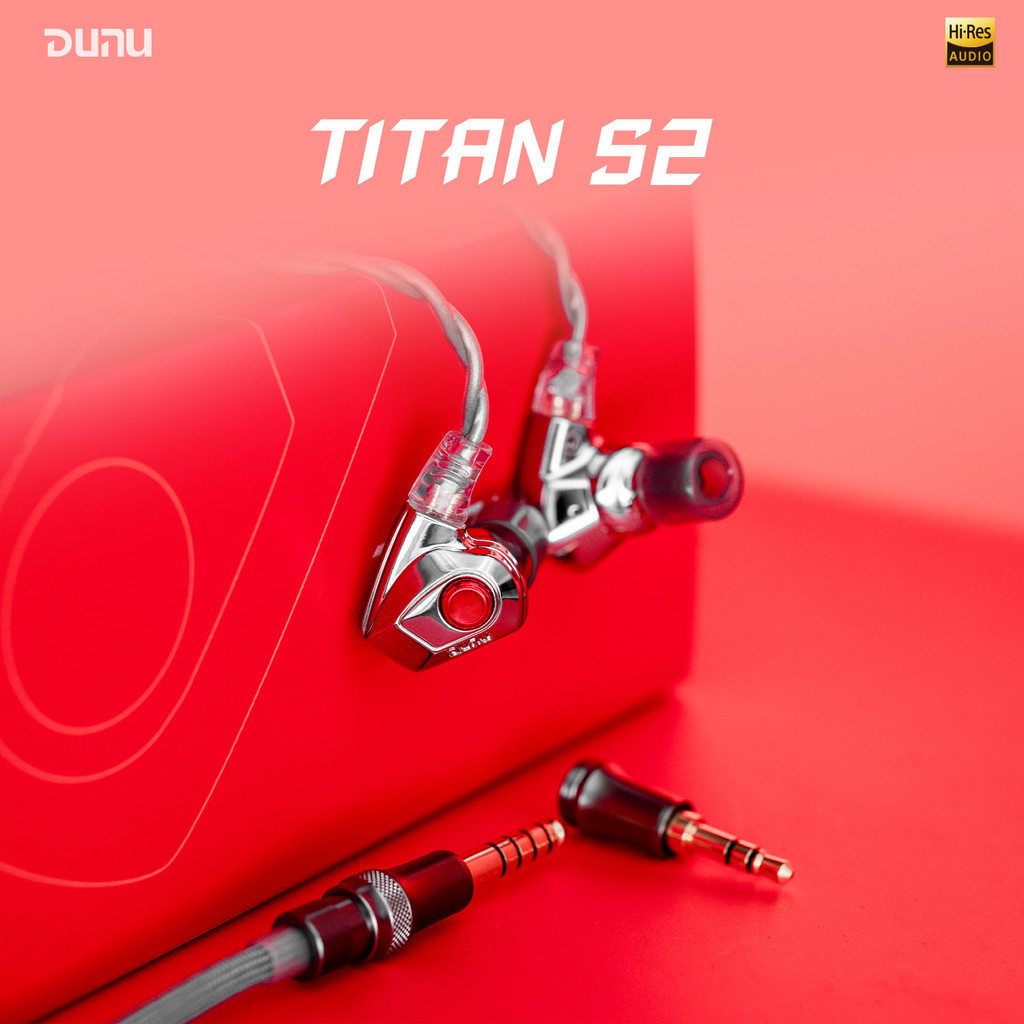 Dunu TITAN S2 ไดร์เวอร์แบบไดนามิกหูฟังชนิดใส่ในหู Hi-Res Audio หูฟัง 0.78 มม. 3.5 มม. + 4.4 มม.Q-Lock Mini เปลี่ยนปลั๊ก Hidizs