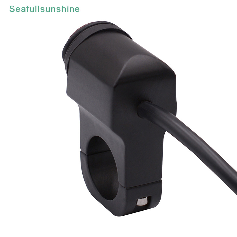 Seaf> 1PC อลูมิเนียมอัลลอยด์ 12V อุปกรณ์เสริมรถจักรยานยนต์เปิด/ปิดไฟหน้ากันน้ําหมอกจุดแสงแฮนด์รถจักรยานยนต์ได้ดี - รูปที่ 2