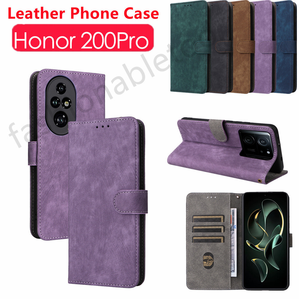 เคสโทรศัพท์หนังสําหรับ Honor 200 pro Lite สมาร์ท 200pro 200Lite Honor200 pro Honor200pro Honor200 Li