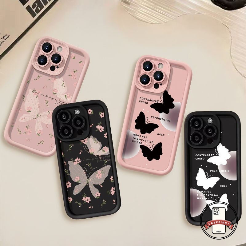 โรแมนติกดอกไม้ฝันกรณีผีเสื้อสำหรับ Vivo Y36 Y20 Y12s Y11 Y33s Y17 Y22 Y02 Y17s Y15s Y78 Y27 Y21 Y12i Y15 Y100i