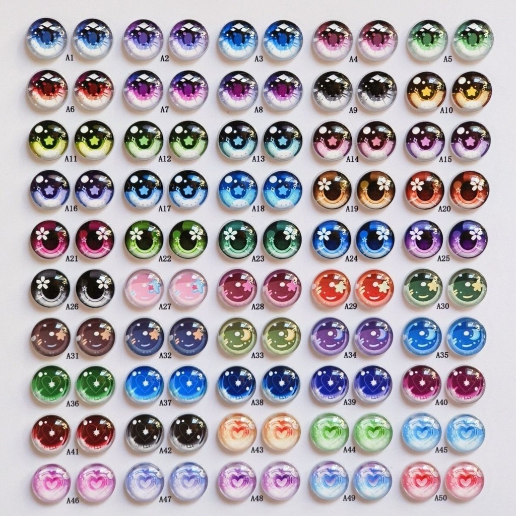 🔥กระเป๋าปากใหญ่ 💟Twist Stick Wool Felt Doll Glass Eye Doll Doll Eyeball Anime Glass Eye diy.