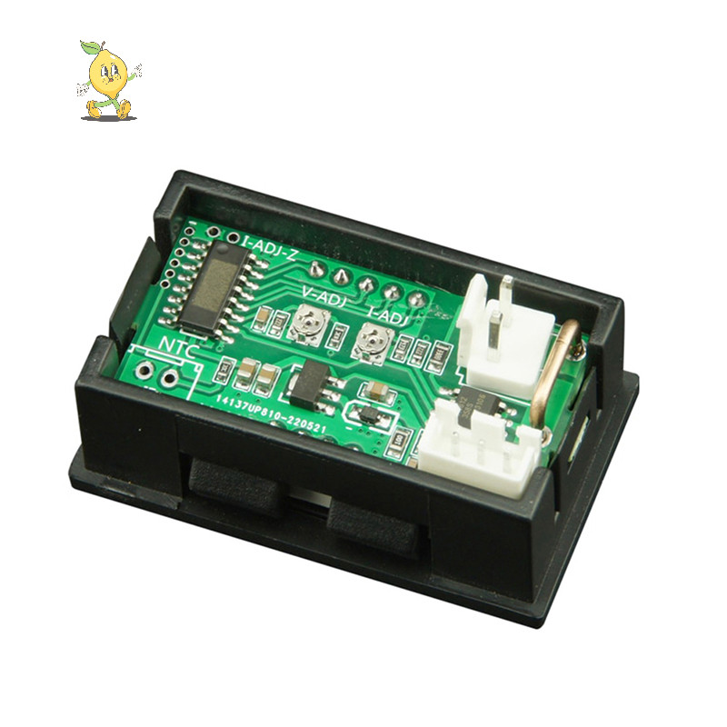 [mozh] Dc 0-100V 10A โวลต์มิเตอร์แบบดิจิตอลแอมป์มิเตอร์ Dual Display เครื่องตรวจจับแรงดันไฟฟ้า Current Meter แผง Amp Volt Gauge 0.28&quot; Led สีแดงสีน้ําเงิน [TH]