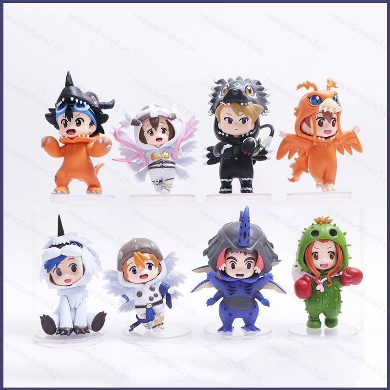 Ye Digimon Adventure Action Figure Yagami Taichi Agumon Takenouchi Sora Ishida Yamato Model Doll Col