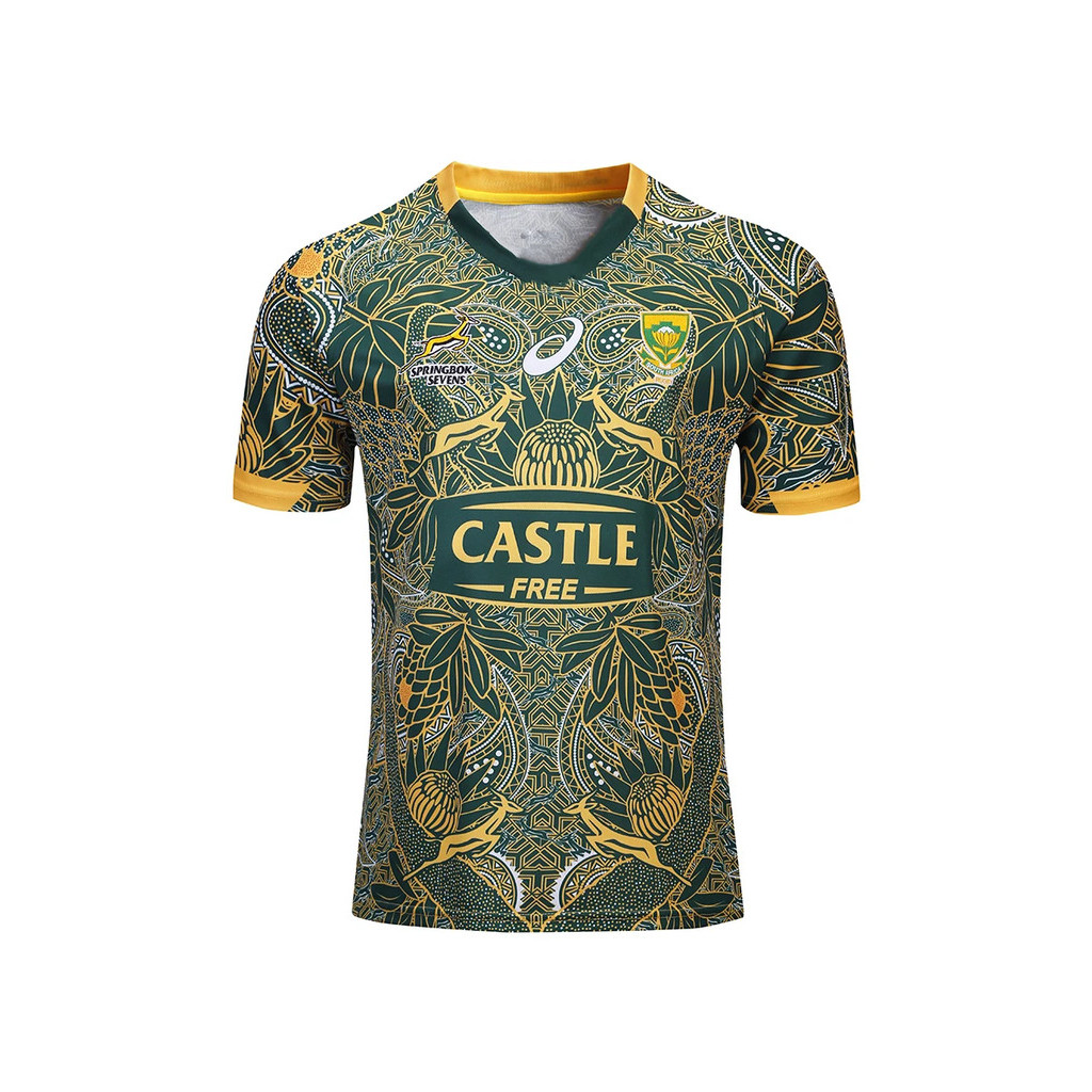 South Africa Anniversary Edition 19 South African Rugby Jersey เสื้อผ้าฝึกซ้อมทีมผู้ใหญ่และเด็ก