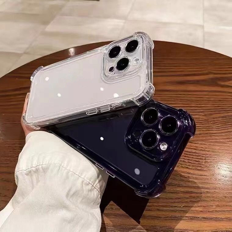 เคสใส กันกระแทก มีทุกรุ่น! สำหรับ iPhone 16 16e 17 6Plus 7 8 SE2 SE3 7Plus X XS XR XS MAX 11 12 13 14 15 Pro Max 018