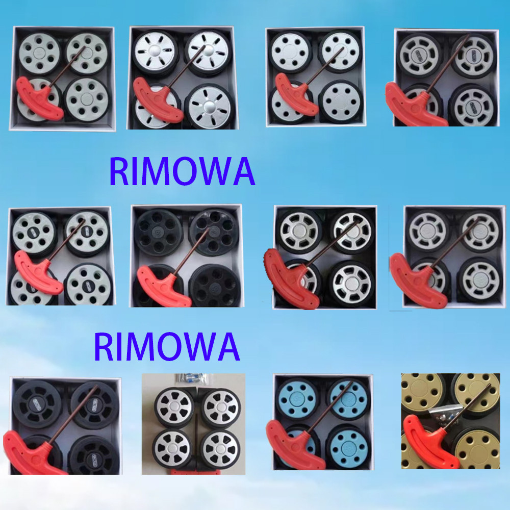 ใช้ได้กับrimowa rimowa ล้อดึง rod กระเป๋าเดินทาง universal wheel ล้อเปลี่ยนไม่มีโลโก้1