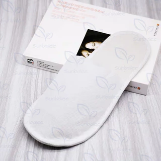 สลิปเปอร์ 1 บาท สลิปเปอร์โรงแรม กระดาษ ใช้แล้วทิ้งได้ รองเท้าใส่ในบ้าน รองเท้าใส่ในโรงแรม สินค้าพร้อมส่ง