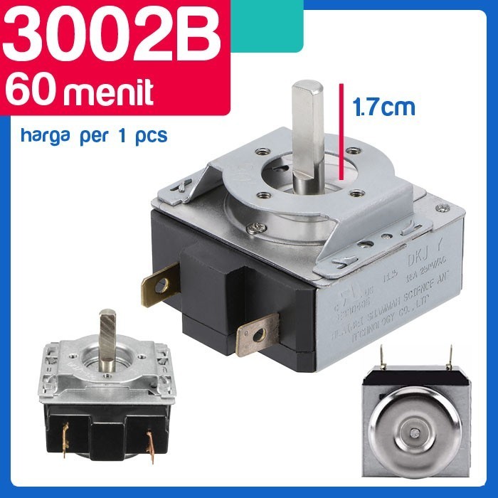 LM99 ELECTRONIC MICROWAVE OVEN TIMER 2 PIN 60 MINUTES (WTA-3002B-60)