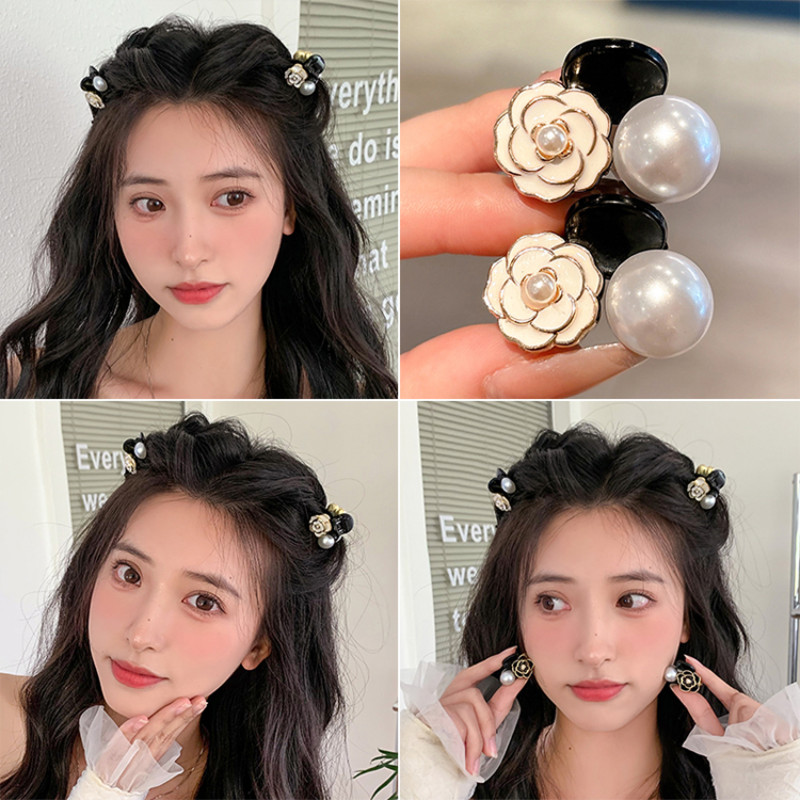 กิ๊บติดผมขนาดเล็กเจ้าหญิงระดับไฮเอนด์แฟชั่นเกาหลี 2 ชิ้นสําหรับผู้หญิง ราคา ถูกที่สุด ดีลบีเคเค แกลเลอรีภาพที่ 3