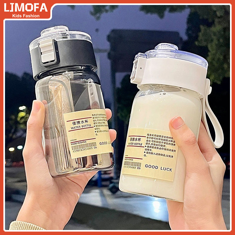 [COD] 350ml/550ml ขวดน้ําดื่มโปร่งใสความจุขนาดใหญ่ขวดน้ํานักเรียนแบบพกพา