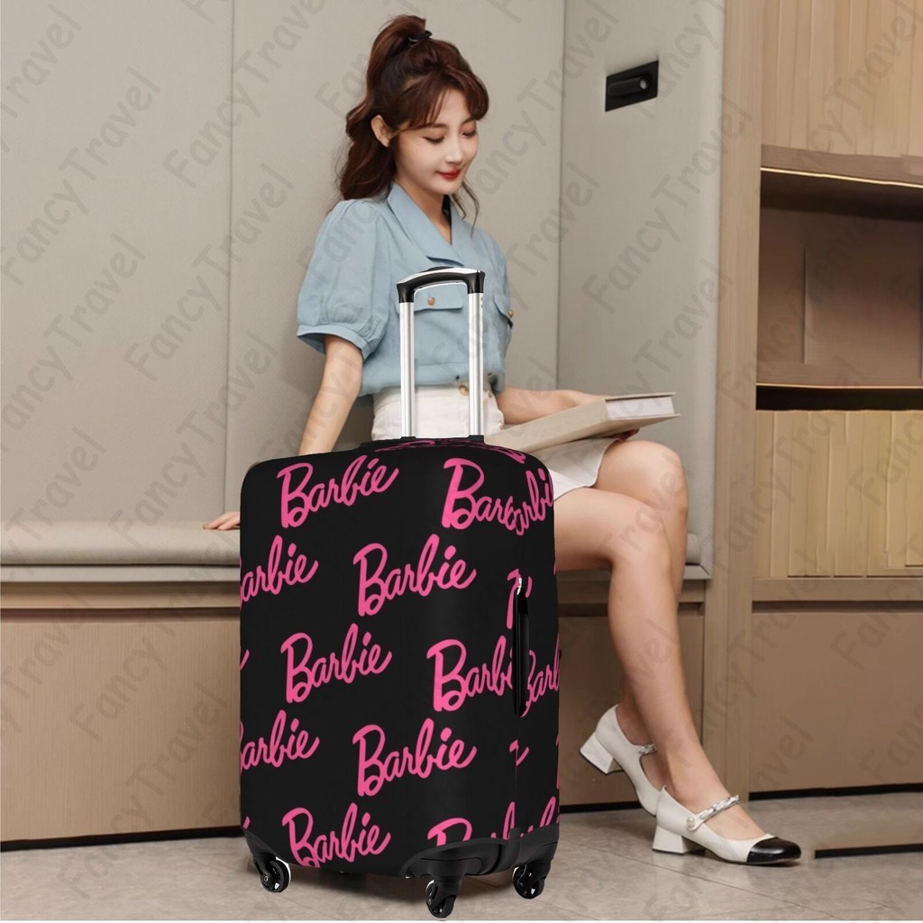 FancyTravel ผ้าคลุมกระเป๋าเดินทาง กระเป๋าเดินทาง ผ้ายึดได้เยอะ กันฝุ่น กันรอย สวมใส่ได้ ข้น 18/20/22/24/26/28/32นิ้ว