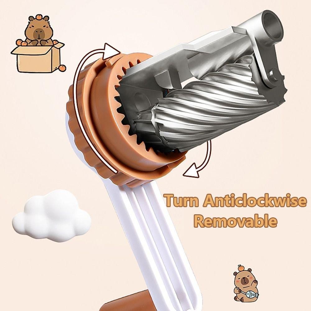 เครื่องเหลาดินสอ VALOUR, ดินสอป้อนอัตโนมัติ Anti Sticking Lead Pencil Sharpening Tool, ของขวัญเครื่องเขียนคุณภาพสูง Capybara Hand-cranked Mechanical Tool ของขวัญ