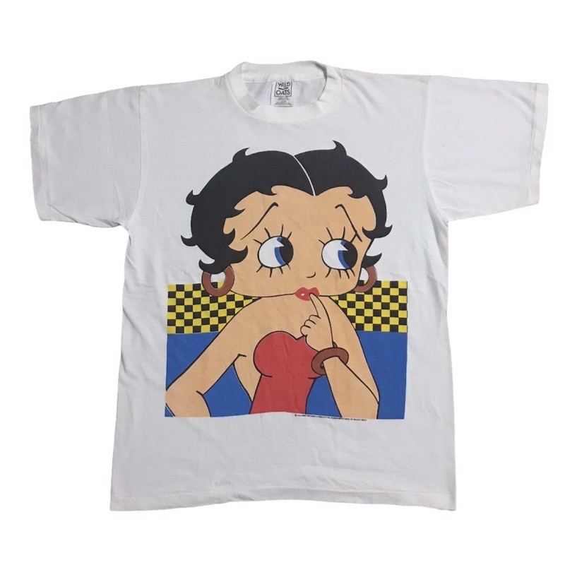 2024เสื้อยืดการ์ตูน 90’ BETTY BOOP’ Size’ L / XL 450฿ vintage