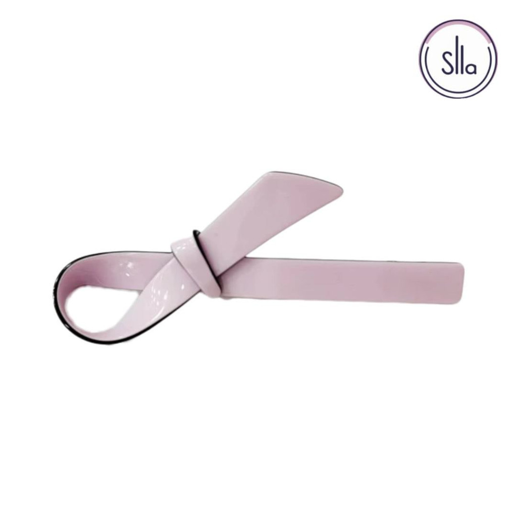 SILA Fashion | Crossing One-Sided Ribbon French Style Bangs Clip Pelican Hair Clips | คลิปนกกระทุง
