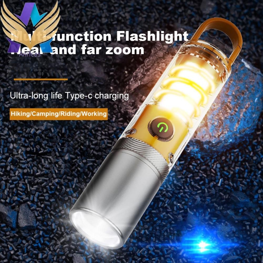 🚚สต็อกพร้อมในกรุงเทพ🚚 X10 XHP50LED ไฟฉายโคมไฟแคมป์ปิ้งกําลังสูง การชาร์จ ยูเอสบี - สปอตไลท์สําหรับไฟดับแบบชาร์จไฟได้และพกพาได้