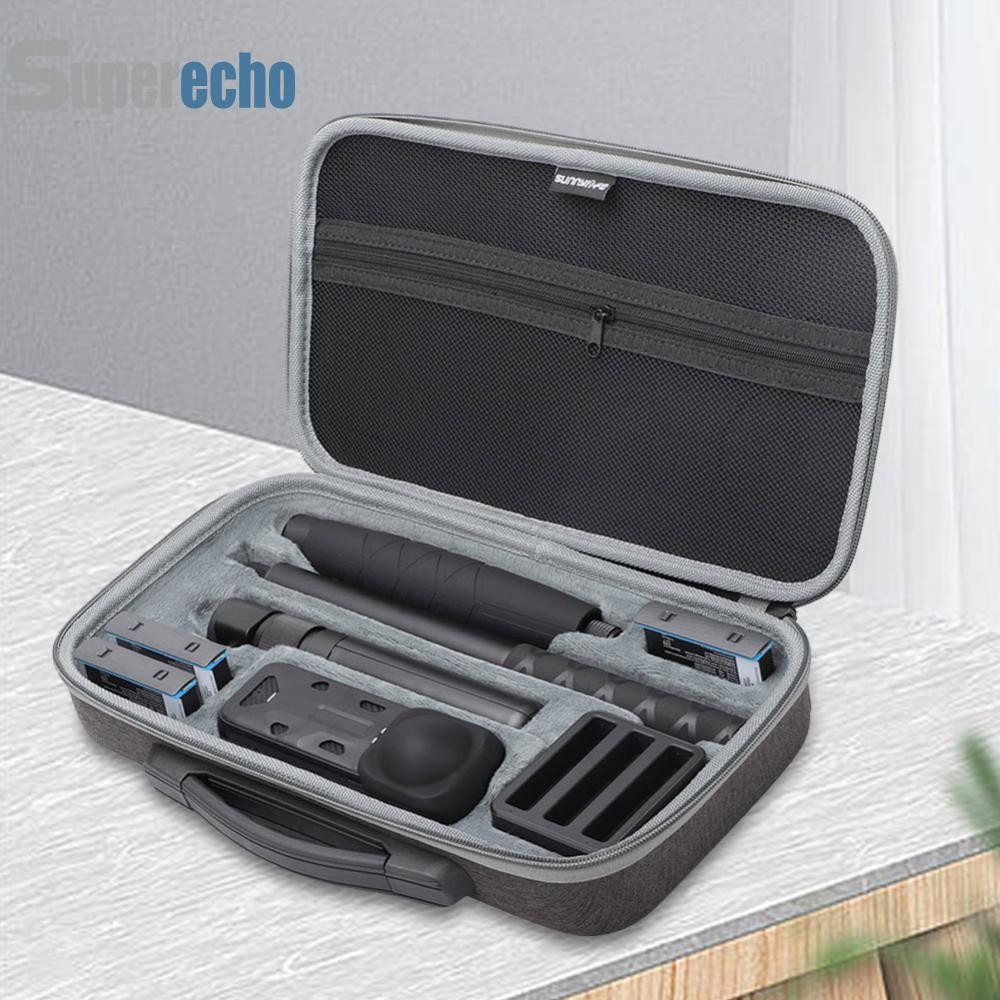 For Insta360 X4 Portable Case Solid Large Tote Case Hard Shell Bag Travel Case A [superecho.th]