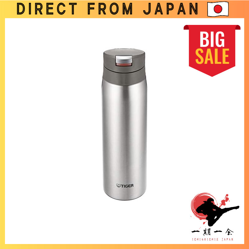 Tiger Thermos (TIGER) Tiger Water Bottle 500ml Sahara Mug Stainless Steel Bottle One-Touch Lightweig