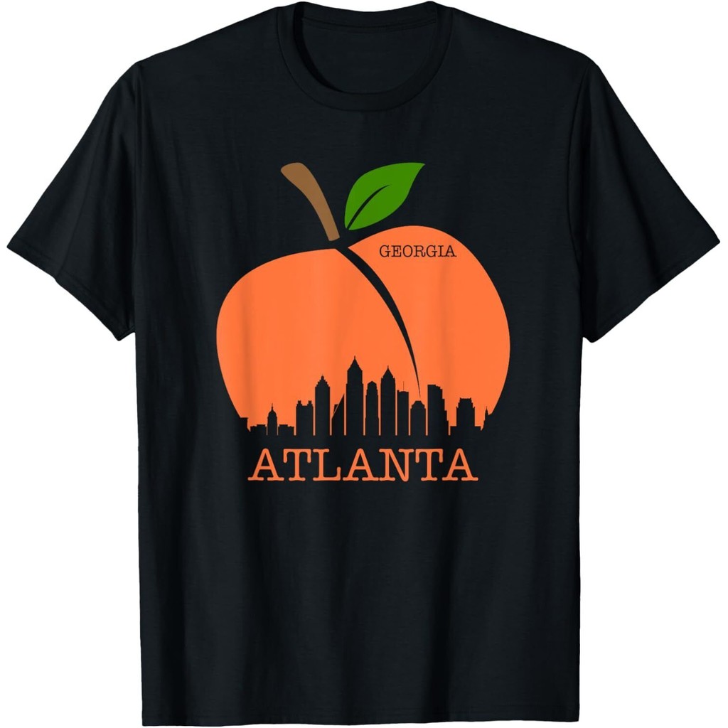เสื้อยืด Atlanta Georgia Peach Skyline