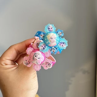 สร้อยข้อมือเด็กด้านบนหมุนการ์ตูนเรืองแสงคุโรมิเมโลดี้สไปเดอร์แมนแช่แข็งเอลซาสร้อยข้อมือของเล่นของขวัญสําหรับเด็ก