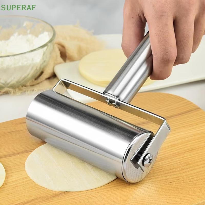 SUPERAF สแตนเลสเดี่ยว/คู่ Rolling Pin Non-stick Dough Pastry Roller ครัวเกี๊ยวเครื่องก๋วยเตี๋ยวพิซซ่าพายเครื่องมือ HOT