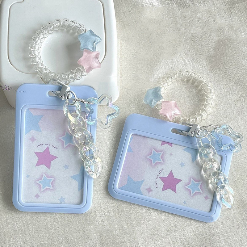 Kpop Photocard Holder Idol Picture Card Display Holder Picture Protector Sleeves ID Card Case School