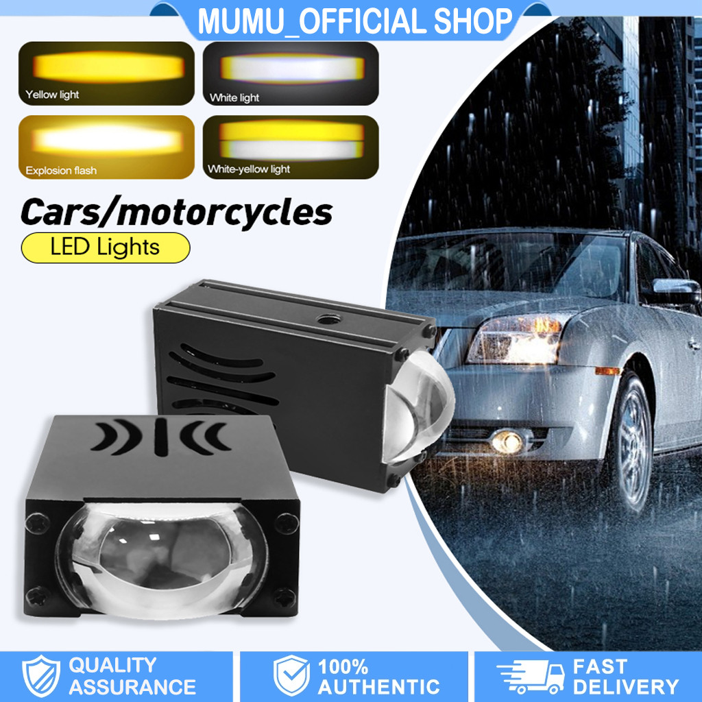 พร้อมส่งSuper BRIGHT ไฟกระจังหน้าสำหรับ LED LASER SPOTLIGHT ไฟหมอกรถยนต์ 1.5นิ้ว ไฟหน้ารถจักรยานยนต์ ไฟโปรเจคเตอร์มอไซค์