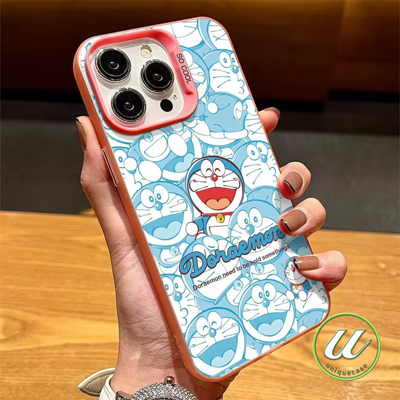 การ์ตูนเต็มจอน่ารักโดราเอมอน เคส Samsung A55 A05s A15 A24 A12 A02s A34 A30s A54 A53 A11 A32 A03 A14 A05 A13 A03s A30