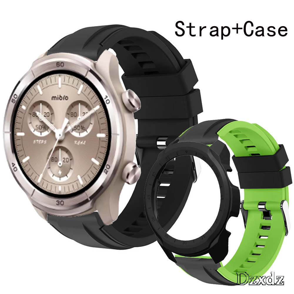 เคส Mibro Watch A3 Case สมาร์ทนาฬิกาหน้าจอฝาครอบป้องกันสําหรับ Mibro นาฬิกา A2 SmartWatch Band สายซิลิโคนสร้อยข้อมือ
