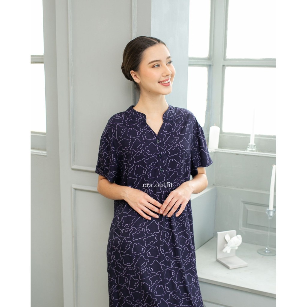 CRA OUTFIT - Modern Premium Rayon Daster Dress, Nursing Friendly - Omira Series - OMI3
