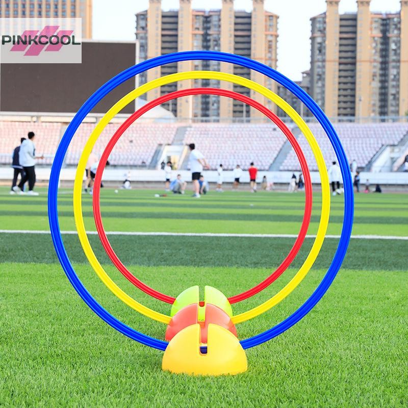 PINKCOOL แหวนฝึกฟุตบอลความคล่องตัว 30/40 ซม. สําหรับยิมและสนามกีฬา